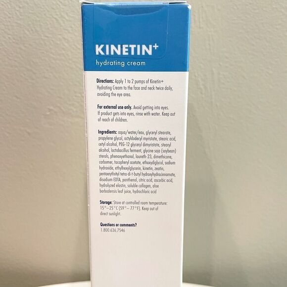 NEW Obagi Clinical Kinetin+ Hydrating Cream 1.7 fl oz. 50 mL - Picture 3 of 3